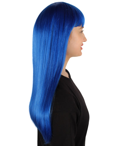 Womens Long Bob Wigs Collections |  Fancy Party Event Ready Halloween Wigs | Premium Breathable Capless Cap