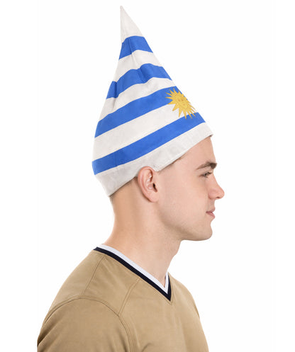 Uruguay Flag Troll Multicolor Wig