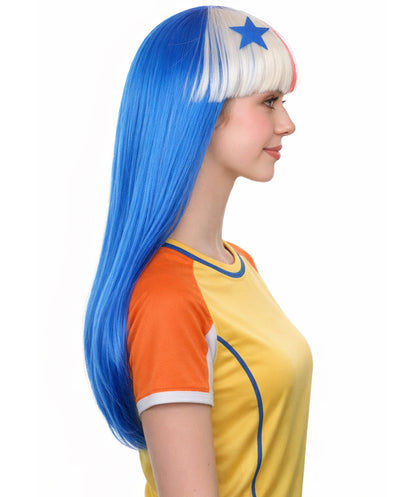 Panama Flag Bob Multicolor Wig
