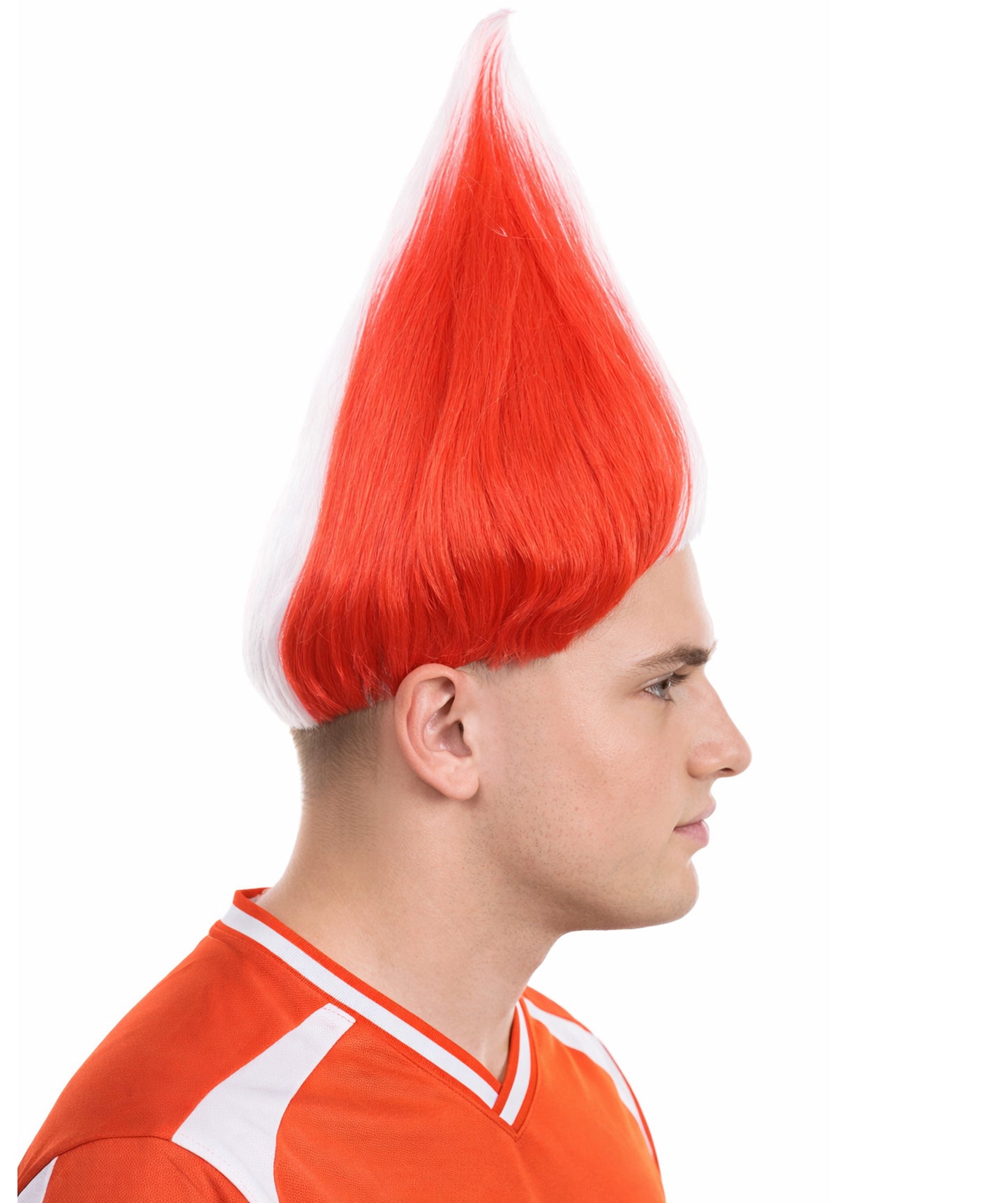 Canada Flag Troll Red & White Wig