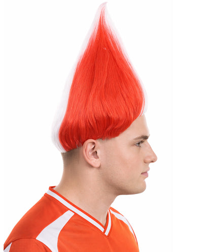 Canada Flag Troll Red & White Wig