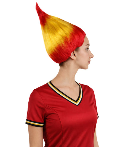 Spain Flag Troll Red and Yellow Wig