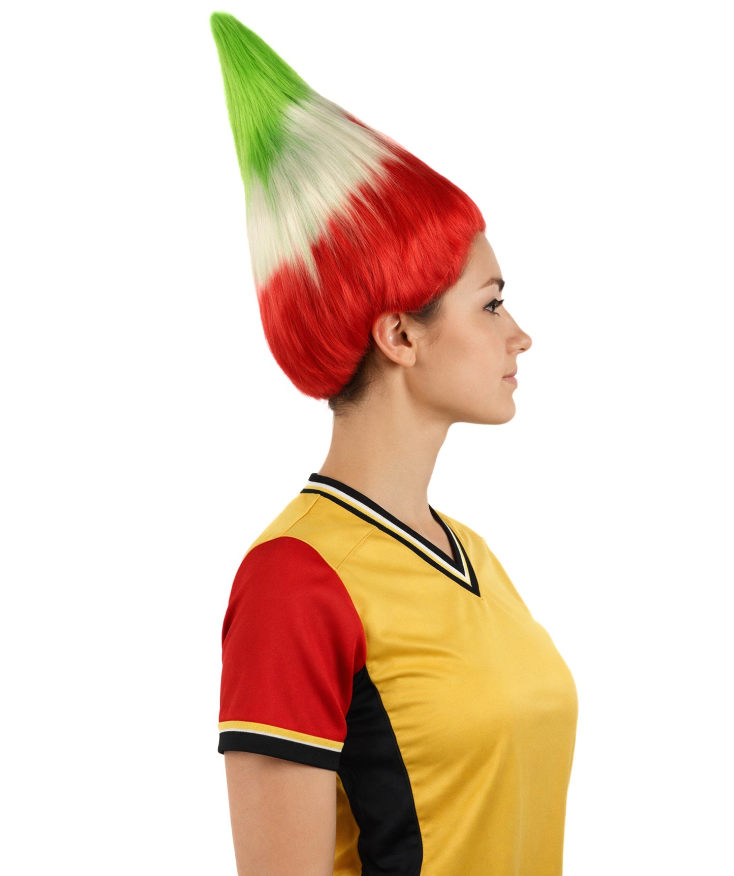 Iran Flag Troll Multicolor Wig