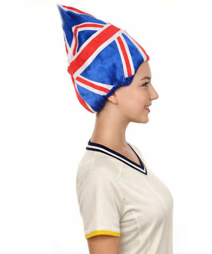 United Kingdom Flag Troll Multicolor Wigs