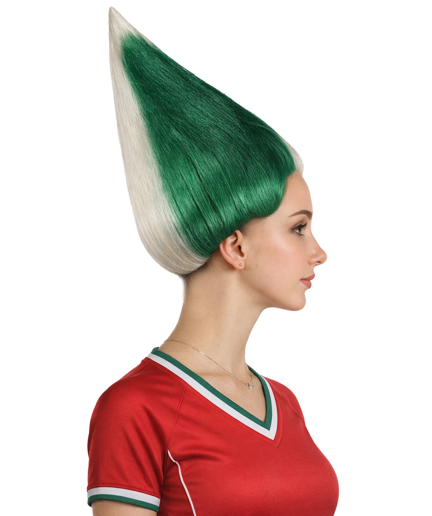 Mexico Flag Sport Troll Multicolor Wig