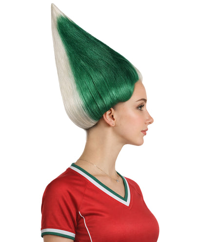 Mexico Flag Sport Troll Multicolor Wig