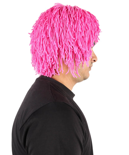 Adult Men's Medium Multiple Color Options Wig | Perfect for Halloween | Flame-retardant Wille Fiber