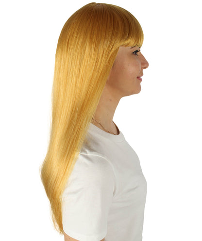 Womens Long Bob Wigs Collections |  Fancy Party Event Ready Halloween Wigs | Premium Breathable Capless Cap