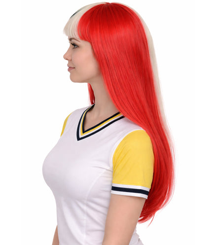 Peru Flag Long Bob Multicolor Wig