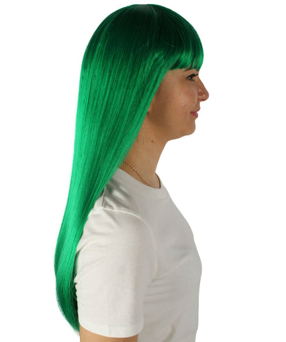 Womens Long Bob Wigs Collections |  Fancy Party Event Ready Halloween Wigs | Premium Breathable Capless Cap