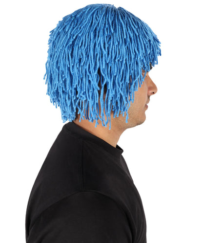 Adult Men's Medium Multiple Color Options Wig | Perfect for Halloween | Flame-retardant Wille Fiber