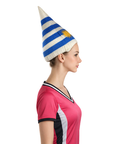 Uruguay Flag Troll Multicolor Wig