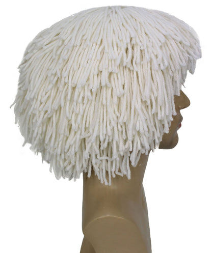 Medium White Wig