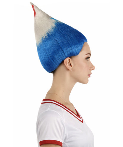 Panama Flag Troll Multicolor Wig