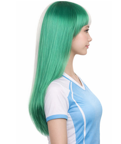Nigeria Flag Bob Multicolor Wig