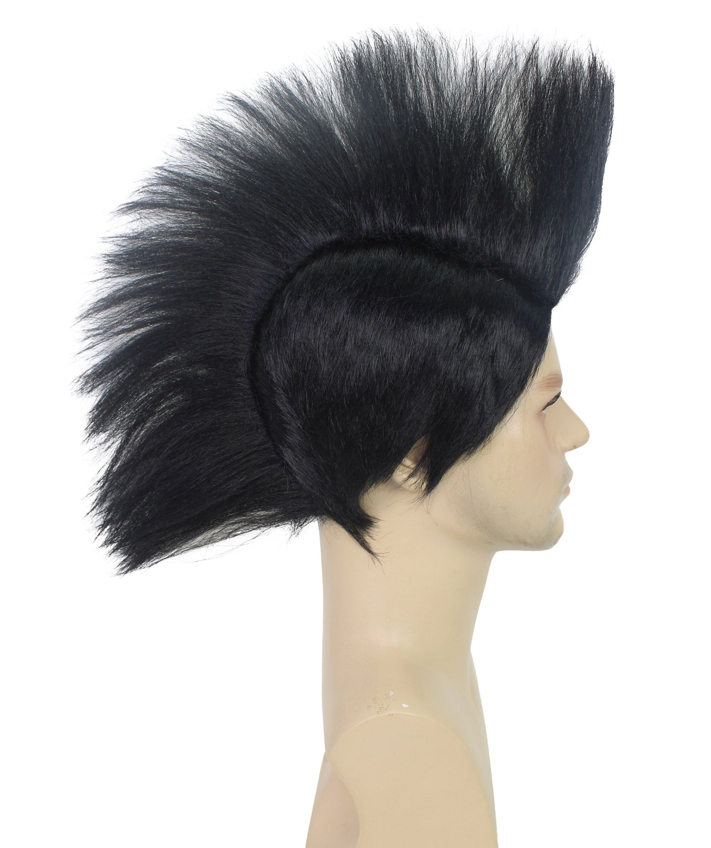 Albania Flag Mohawk Red and Black Wig