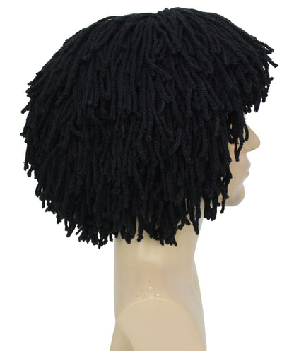 Medium Black Wig