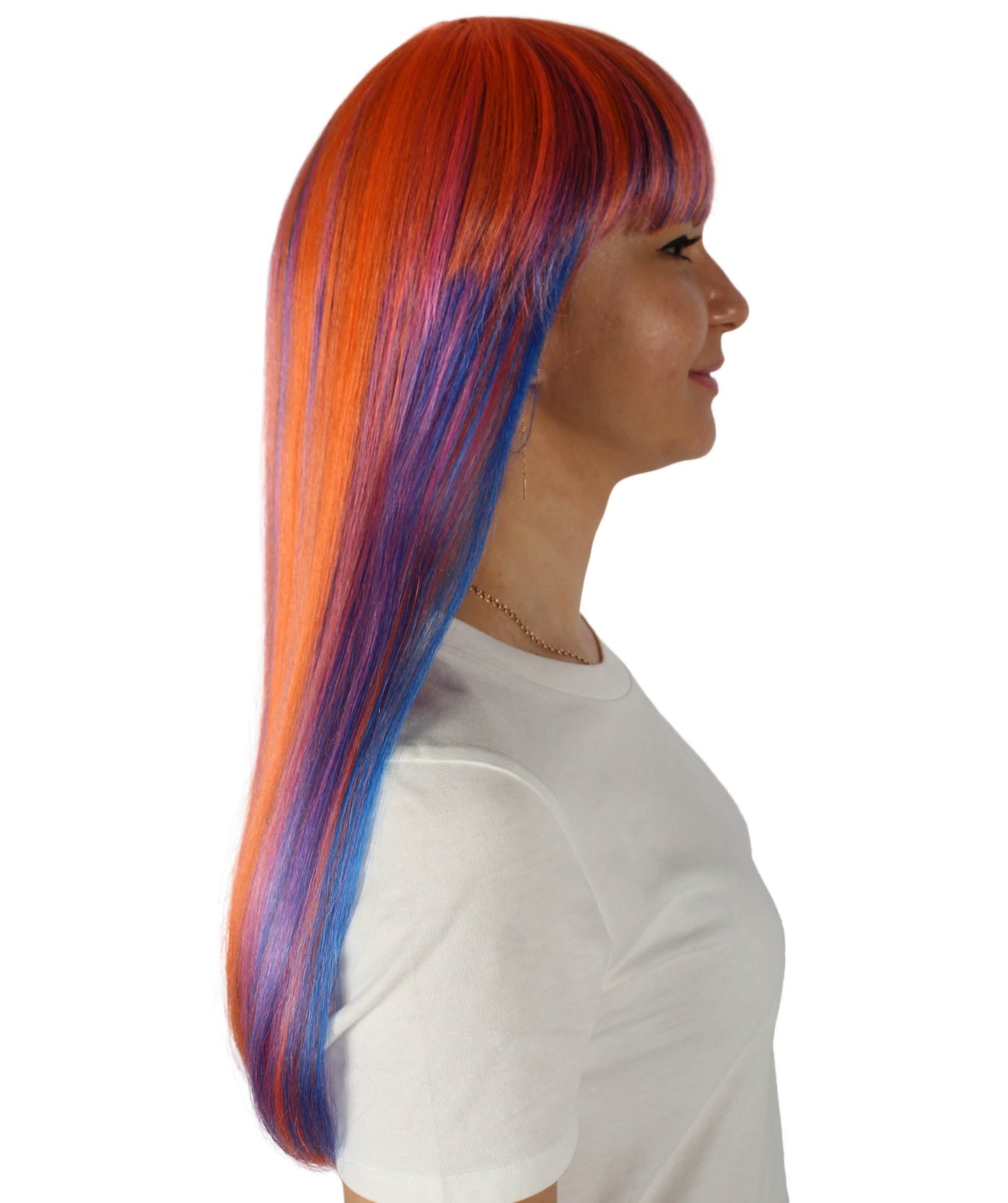 Womens Long Bob Wigs Collections |  Fancy Party Event Ready Halloween Wigs | Premium Breathable Capless Cap