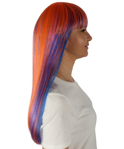 Womens Long Bob Wigs Collections |  Fancy Party Event Ready Halloween Wigs | Premium Breathable Capless Cap