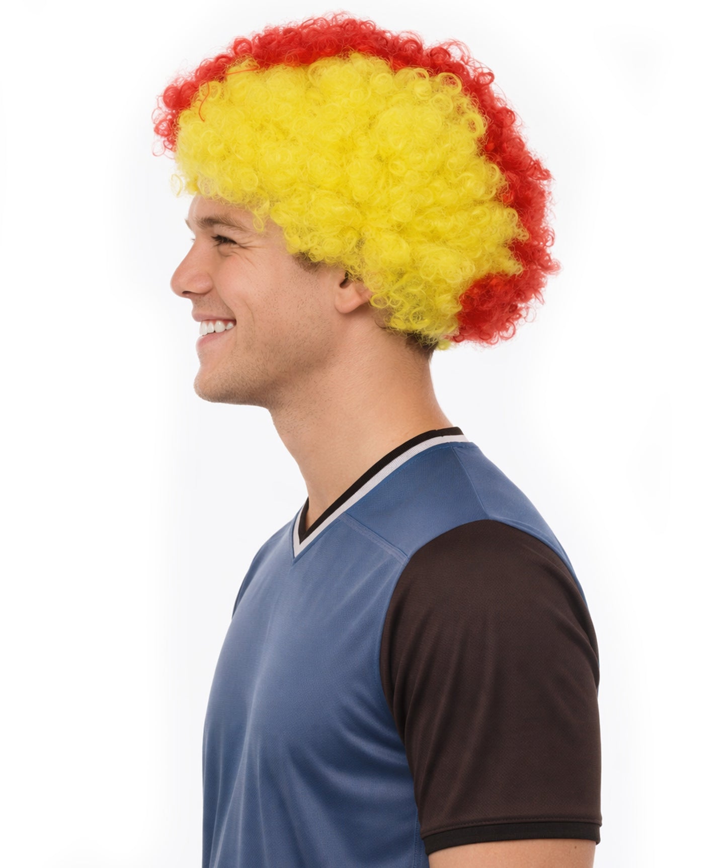 Germany Flag Afro Multicolor Wig