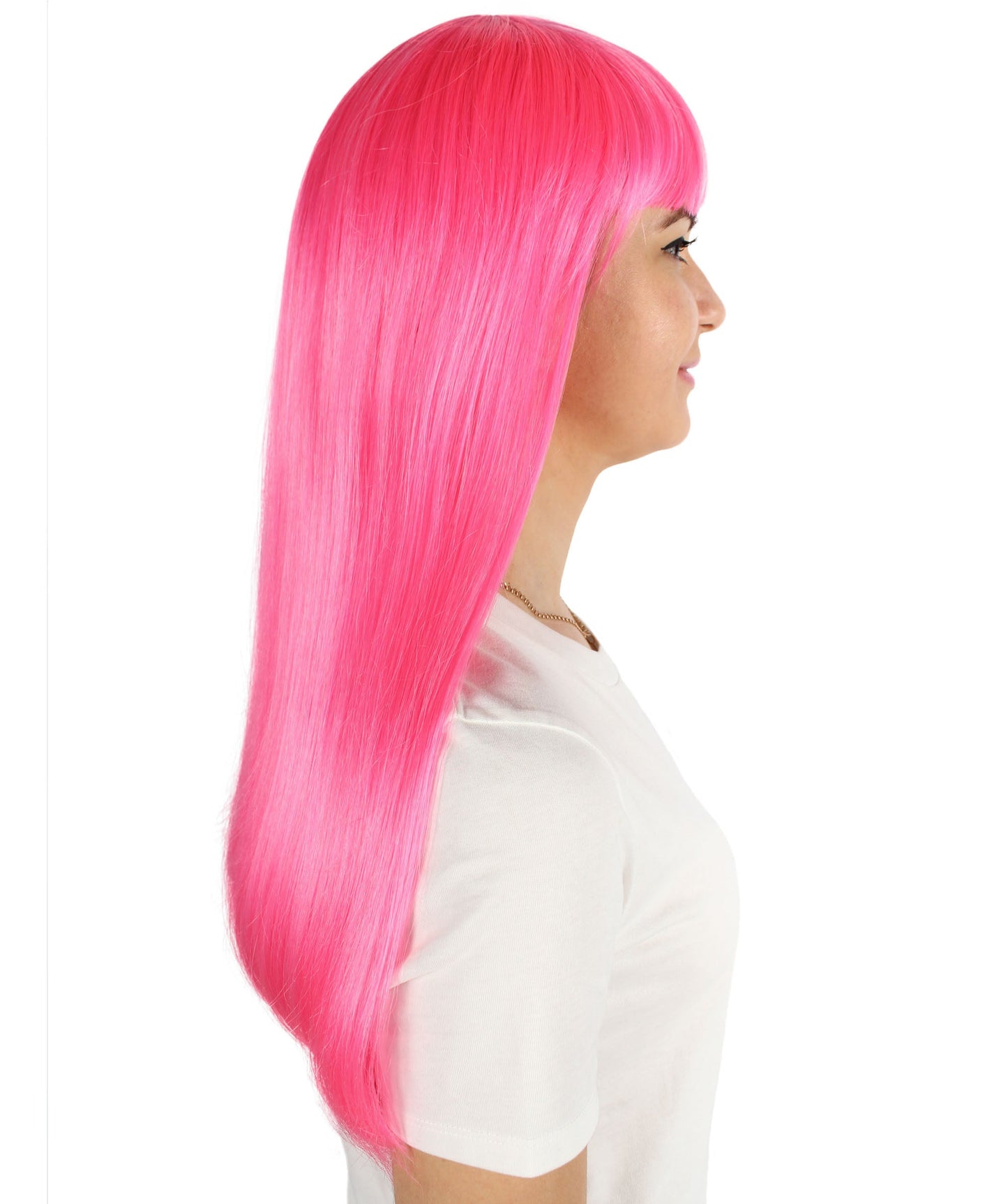 Womens Long Bob Wigs Collections |  Fancy Party Event Ready Halloween Wigs | Premium Breathable Capless Cap