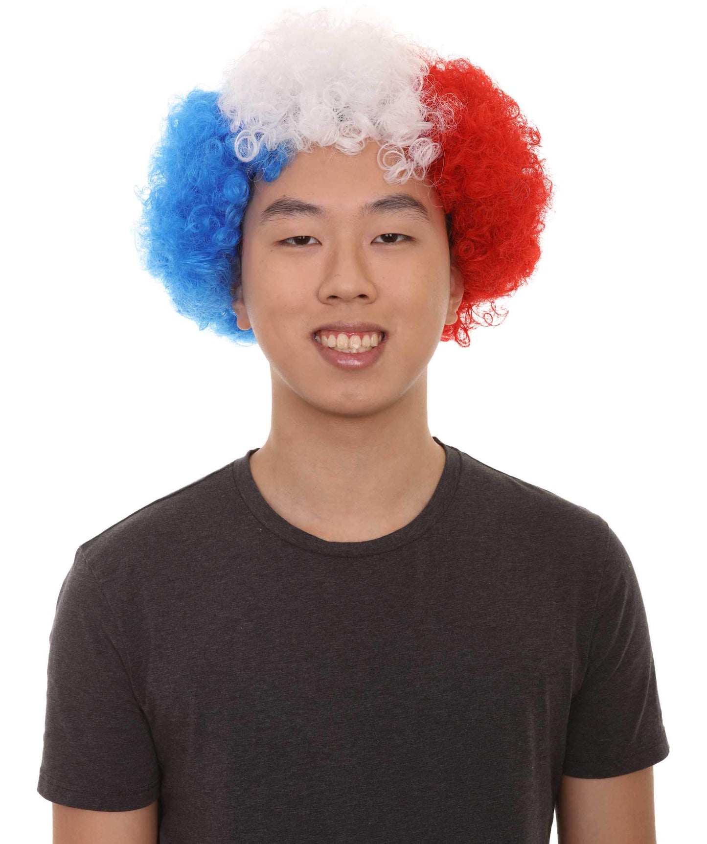 Sport Afro Fun Wig collection | Jumbo Red Yellow Wig