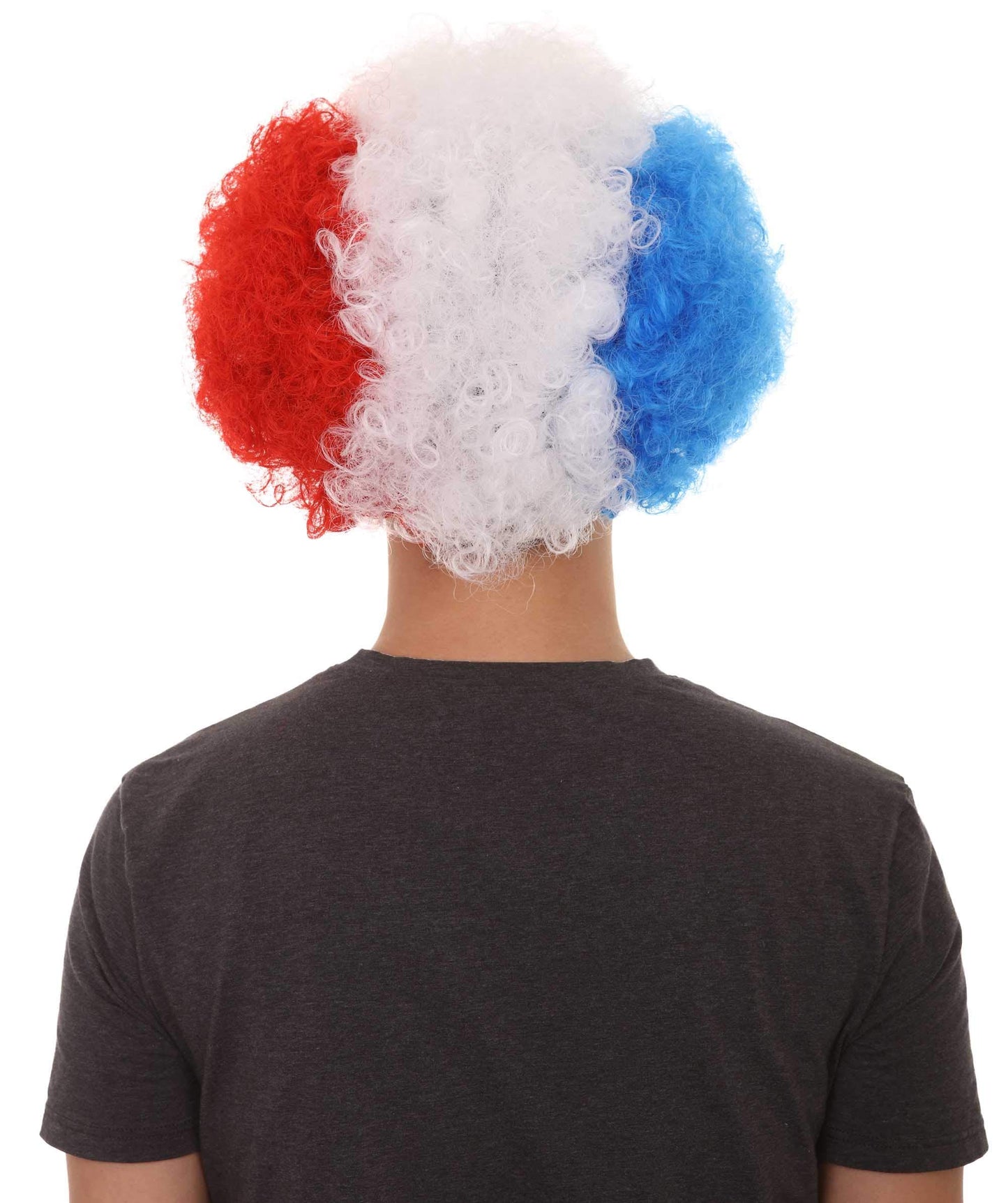 Sport Afro Fun Wig collection | Jumbo Red Yellow Wig