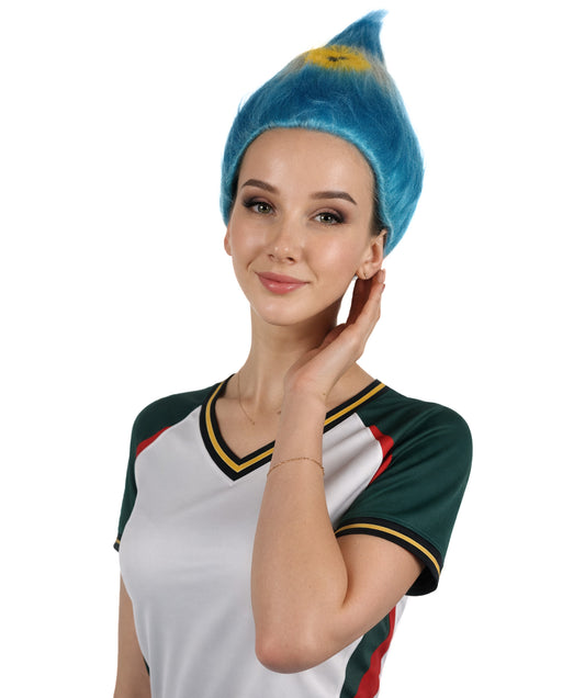 Argentina Flag Troll Multicolor Wig