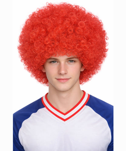 Men’s Big Curly Afro Wig | Multiple Color Options