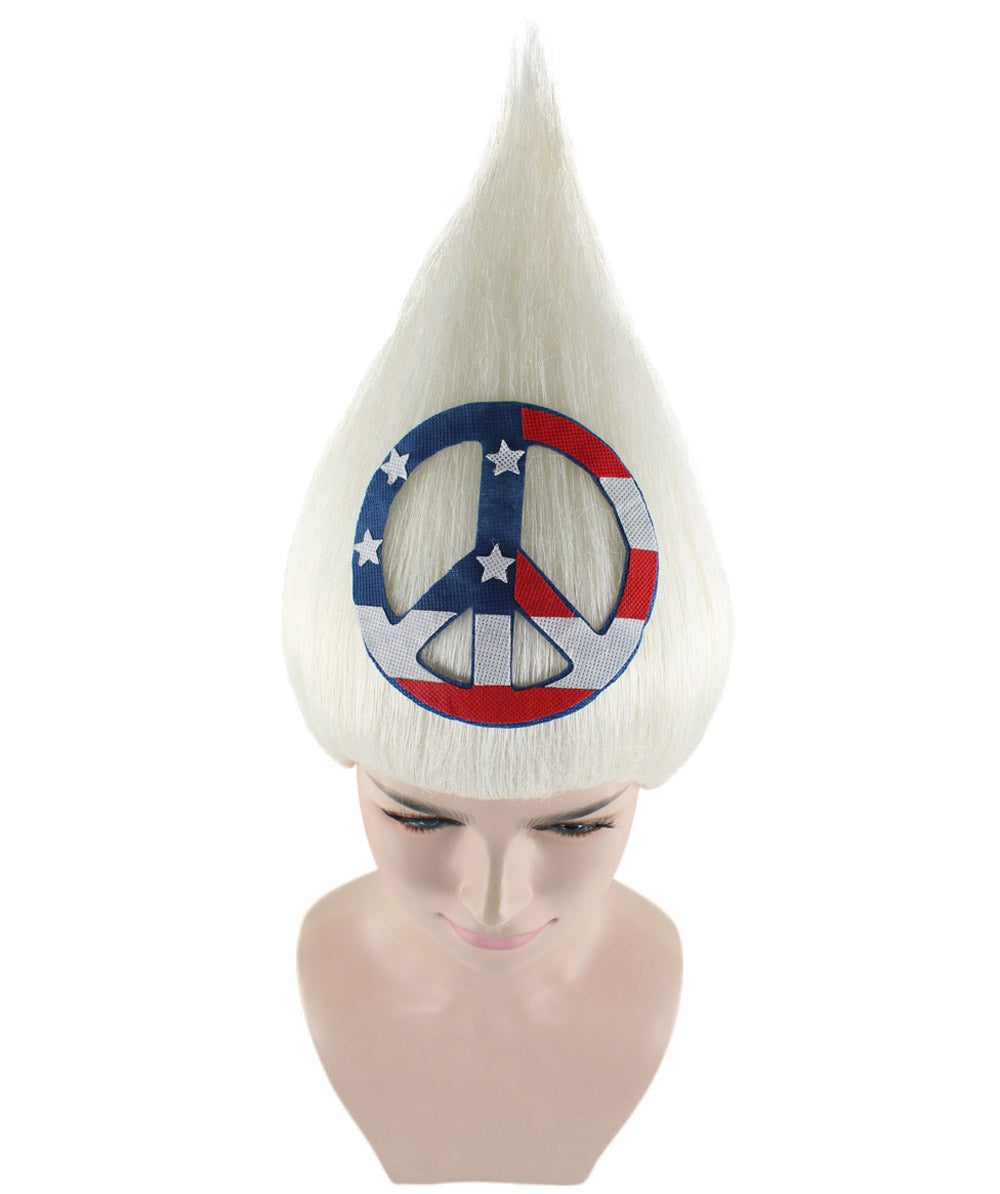 Fun Troll Wigs| Multiple Snack and Flag Options | Premium Breathable Capless Cap