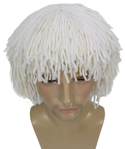 Medium White Wig