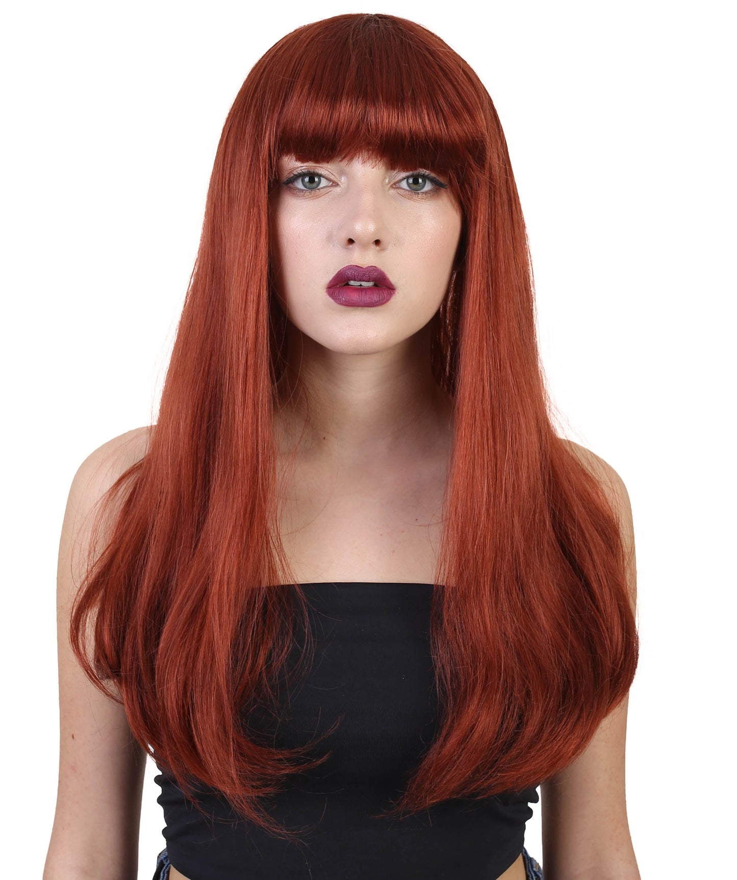 Womens Long Bob Wigs Collections |  Fancy Party Event Ready Halloween Wigs | Premium Breathable Capless Cap