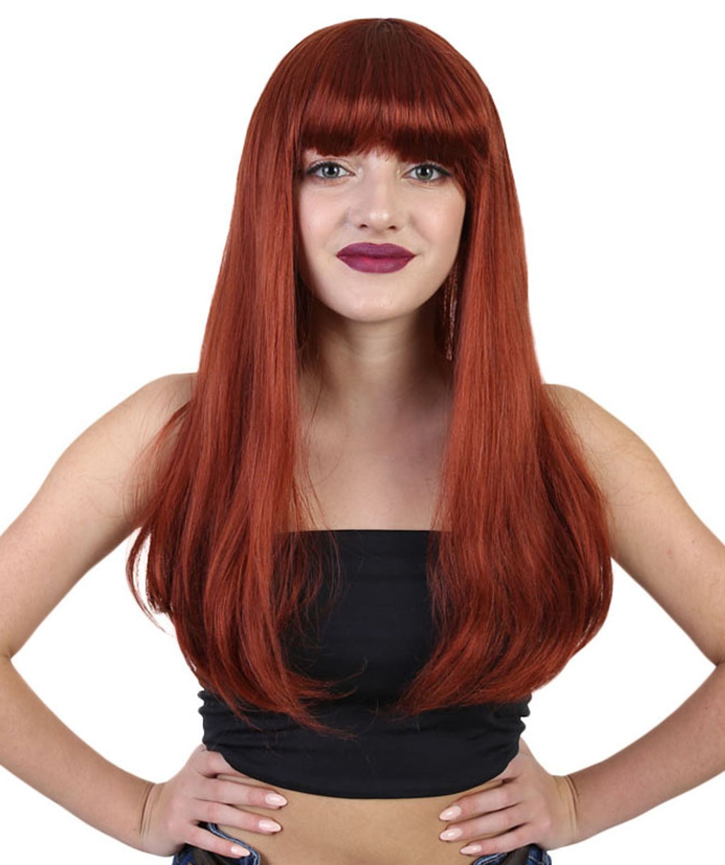 Womens Long Bob Wigs Collections |  Fancy Party Event Ready Halloween Wigs | Premium Breathable Capless Cap