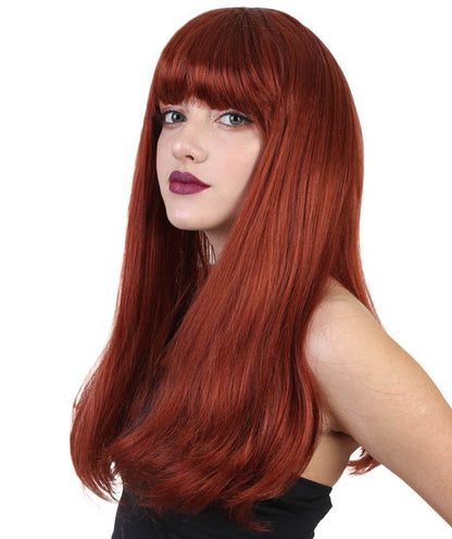 Womens Long Bob Wigs Collections |  Fancy Party Event Ready Halloween Wigs | Premium Breathable Capless Cap