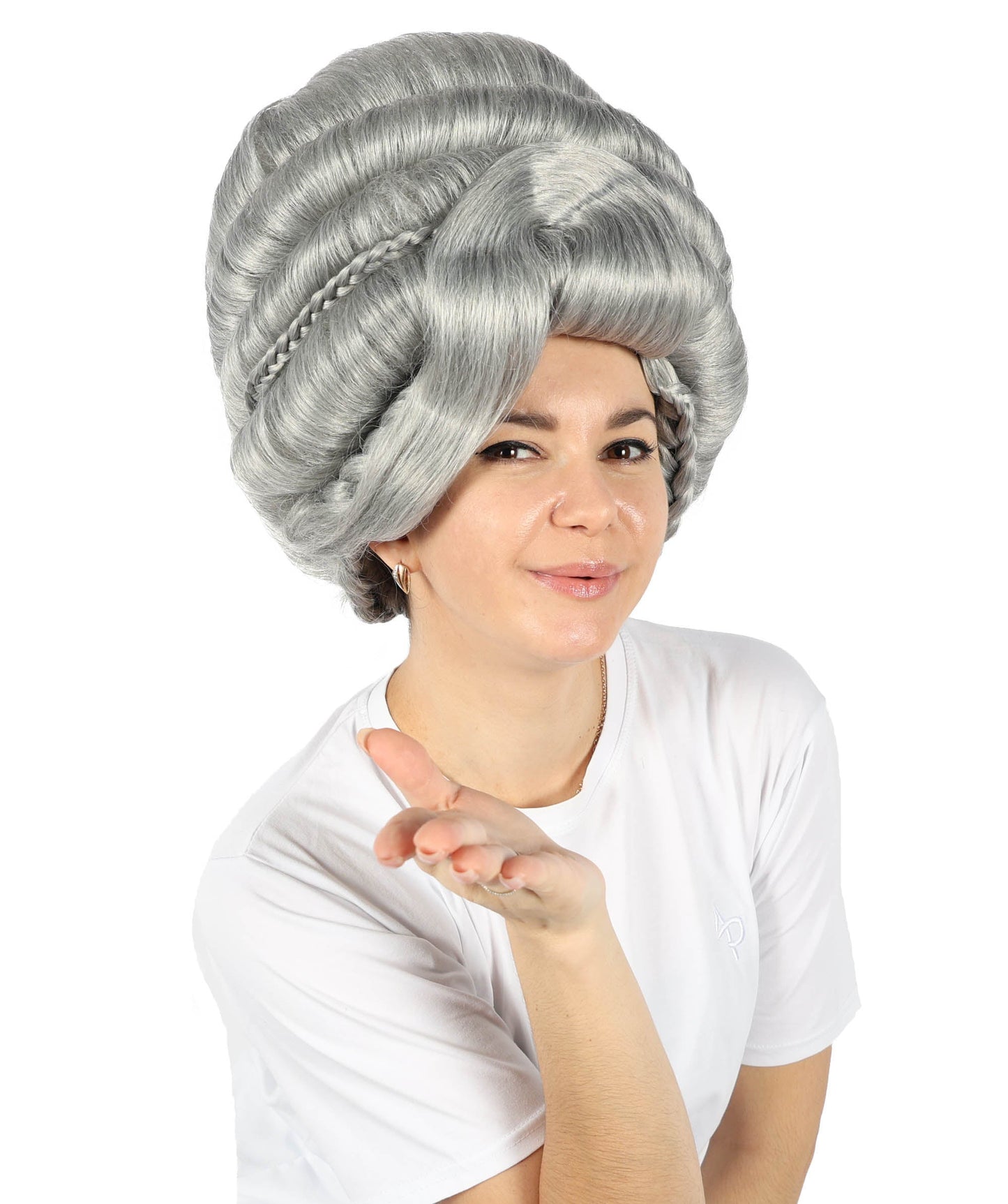 HPO Adult Women's Dramatic Drag Queen High Updo Wig I Flame-retardant Synthetic Fiber