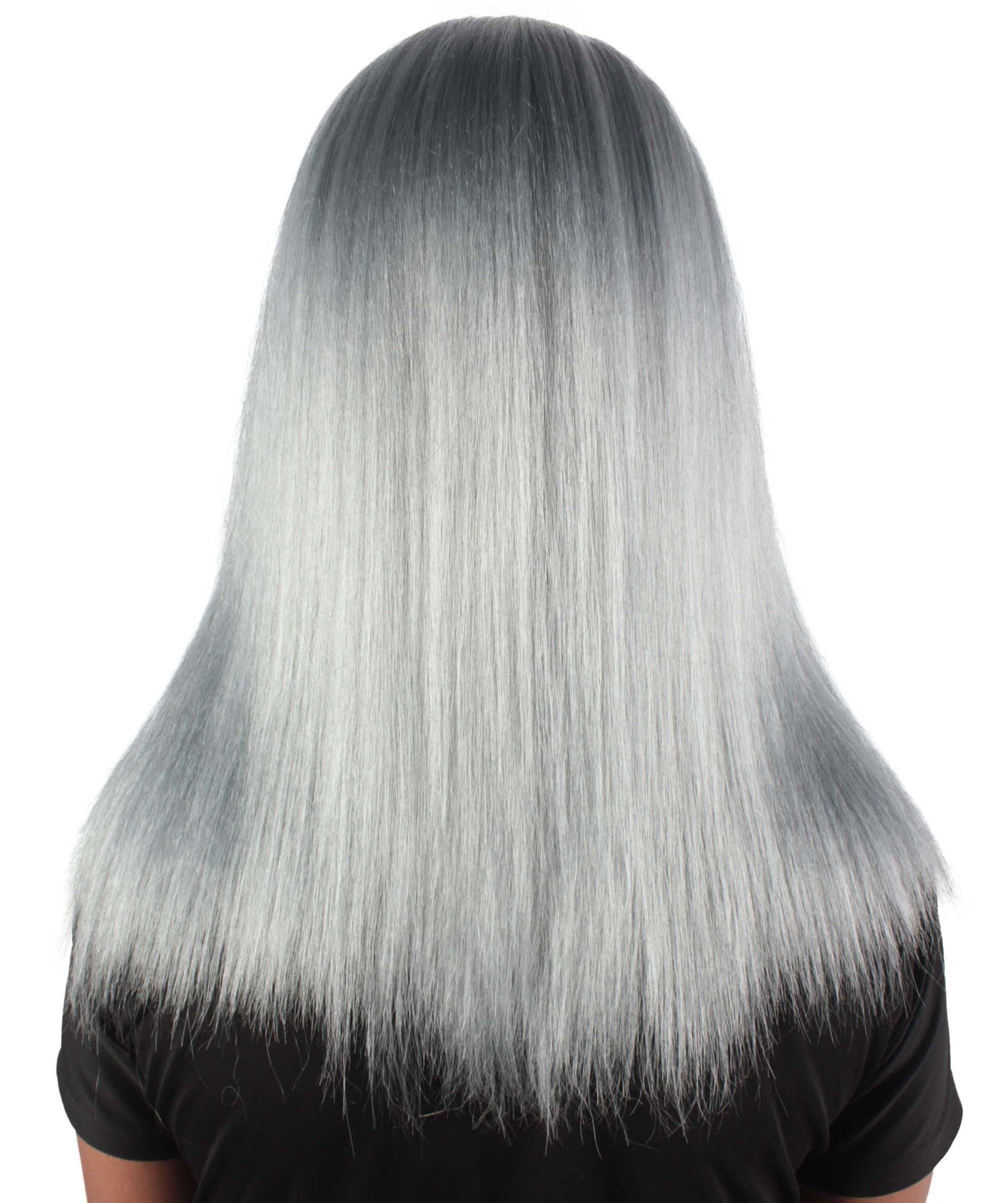 Rainbow Rapper | Multiple color Straight Medium Length Music Icon Wig | Premium Halloween Wig