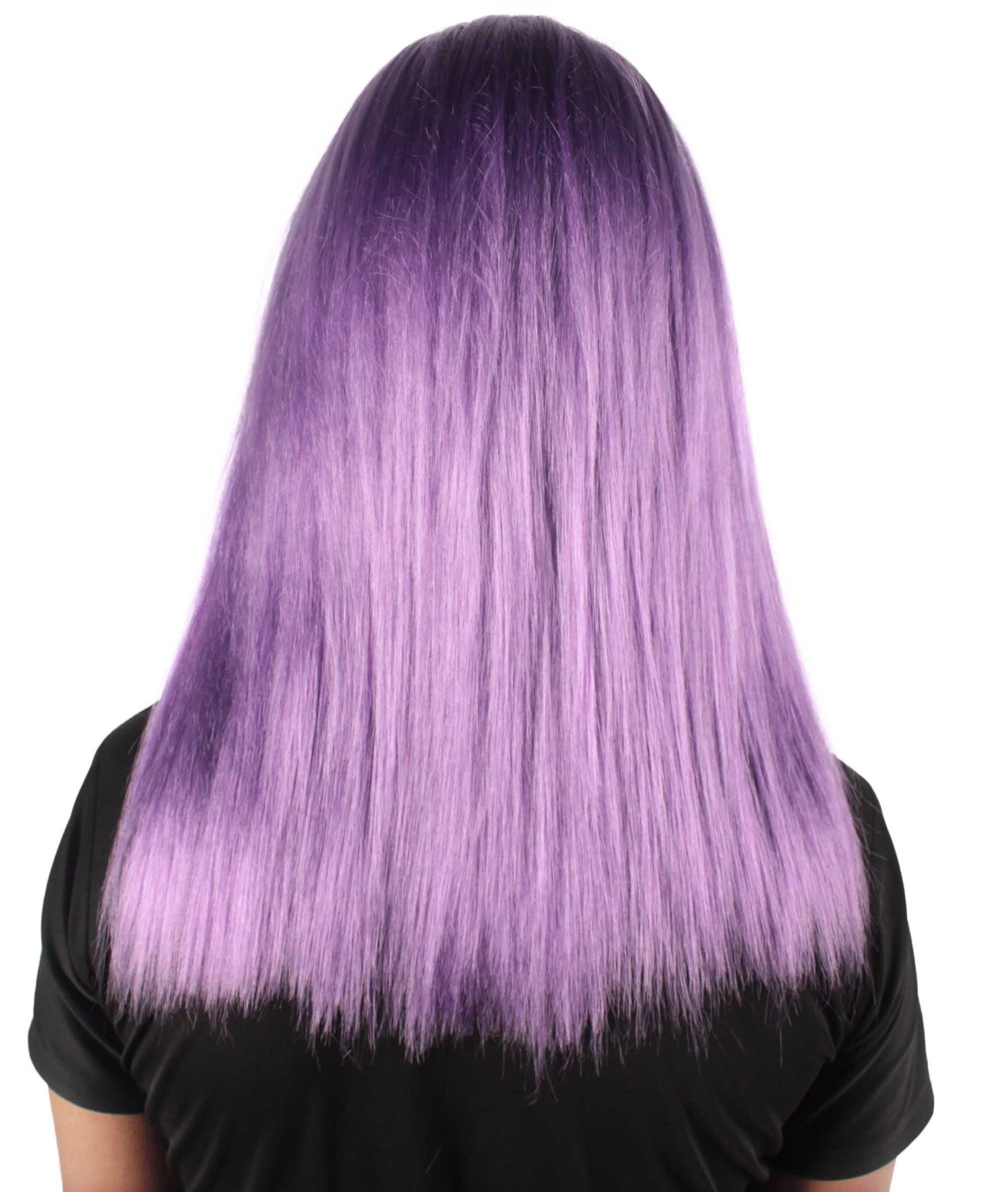 Rainbow Rapper | Multiple color Straight Medium Length Music Icon Wig | Premium Halloween Wig