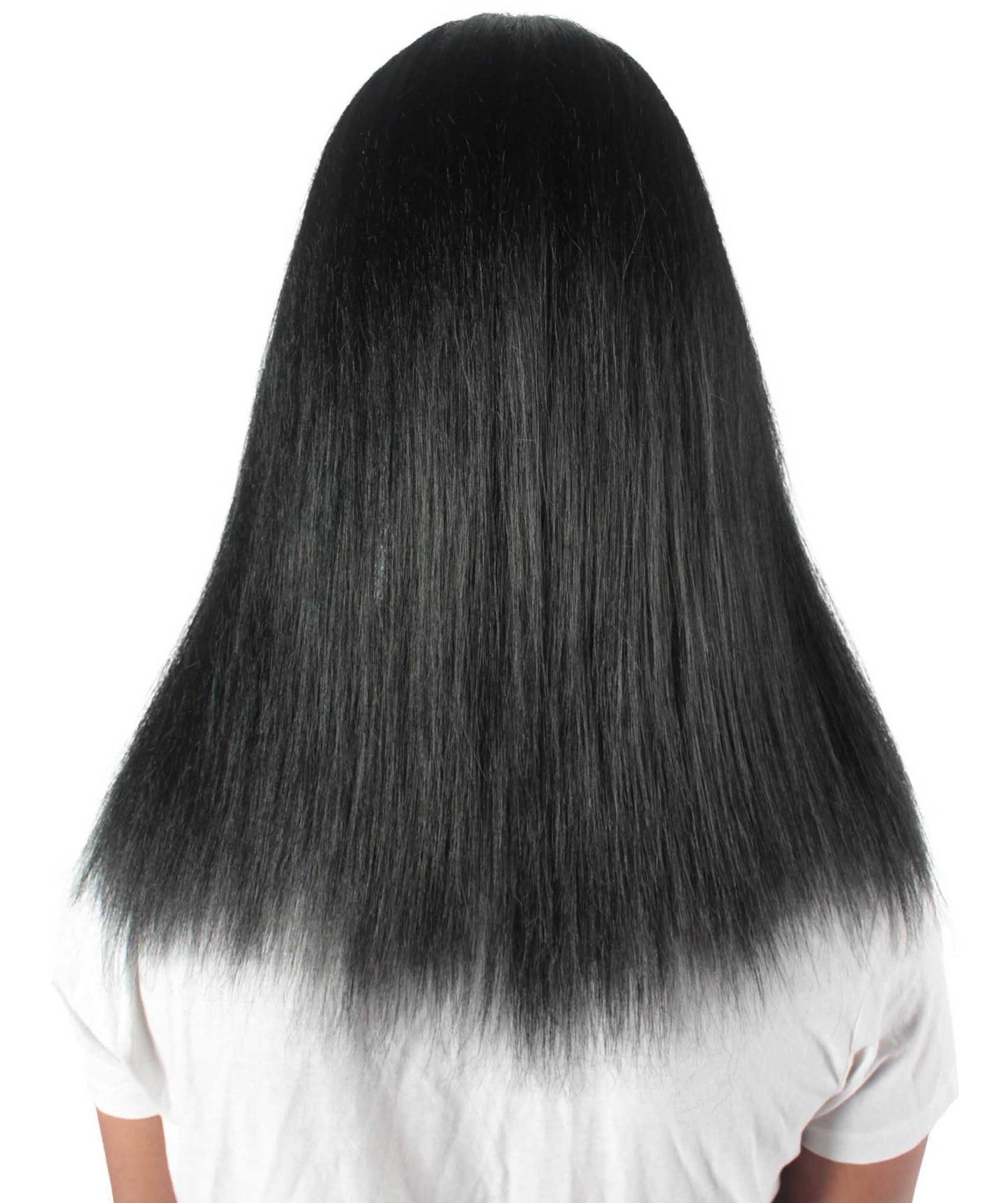 Rainbow Rapper | Multiple color Straight Medium Length Music Icon Wig | Premium Halloween Wig