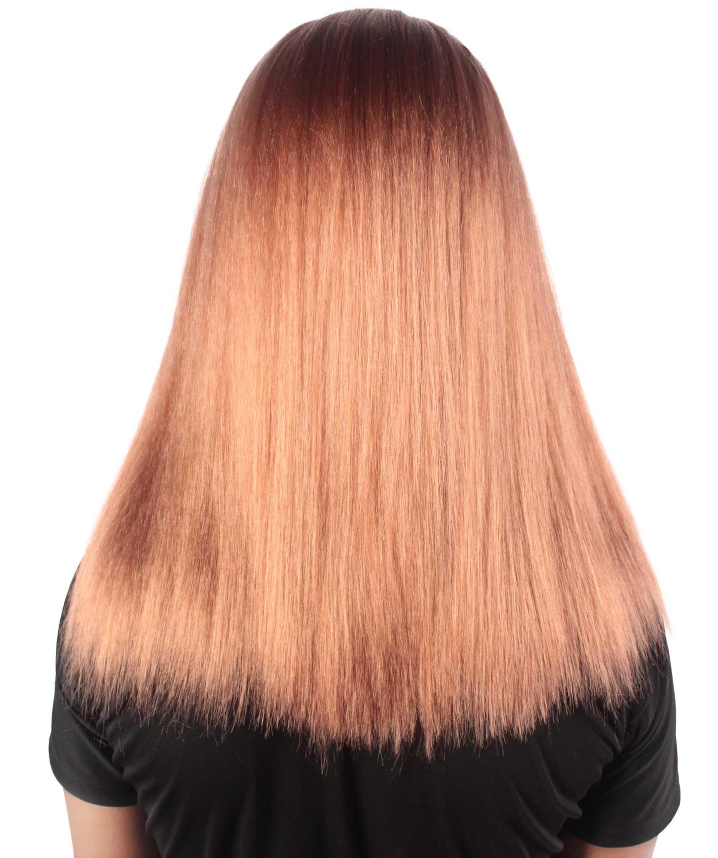 Rainbow Rapper | Multiple color Straight Medium Length Music Icon Wig | Premium Halloween Wig