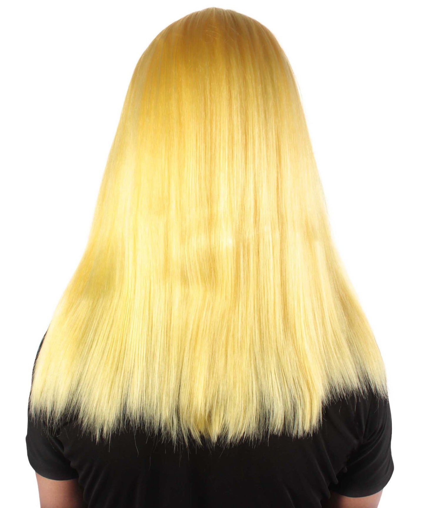 Rainbow Rapper | Multiple color Straight Medium Length Music Icon Wig | Premium Halloween Wig