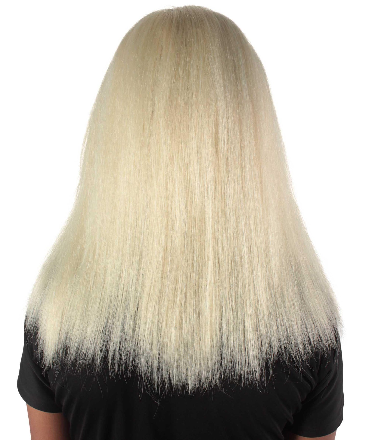 Rainbow Rapper | Multiple color Straight Medium Length Music Icon Wig | Premium Halloween Wig