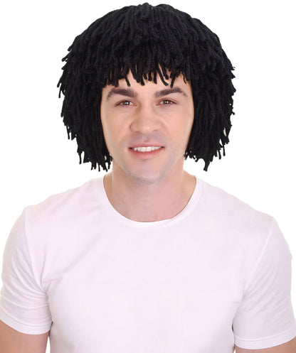 Adult Men's Medium Multiple Color Options Wig | Perfect for Halloween | Flame-retardant Wille Fiber