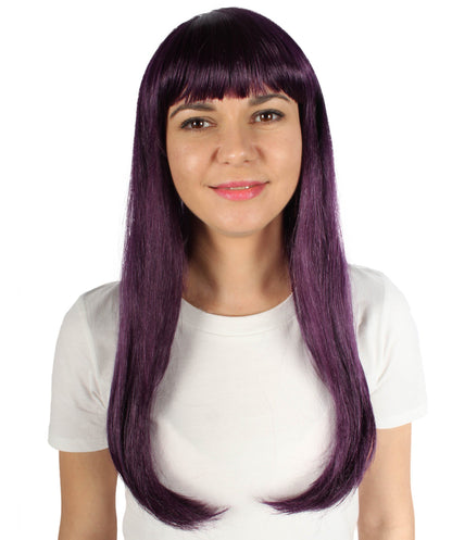 Womens Long Bob Wigs Collections |  Fancy Party Event Ready Halloween Wigs | Premium Breathable Capless Cap