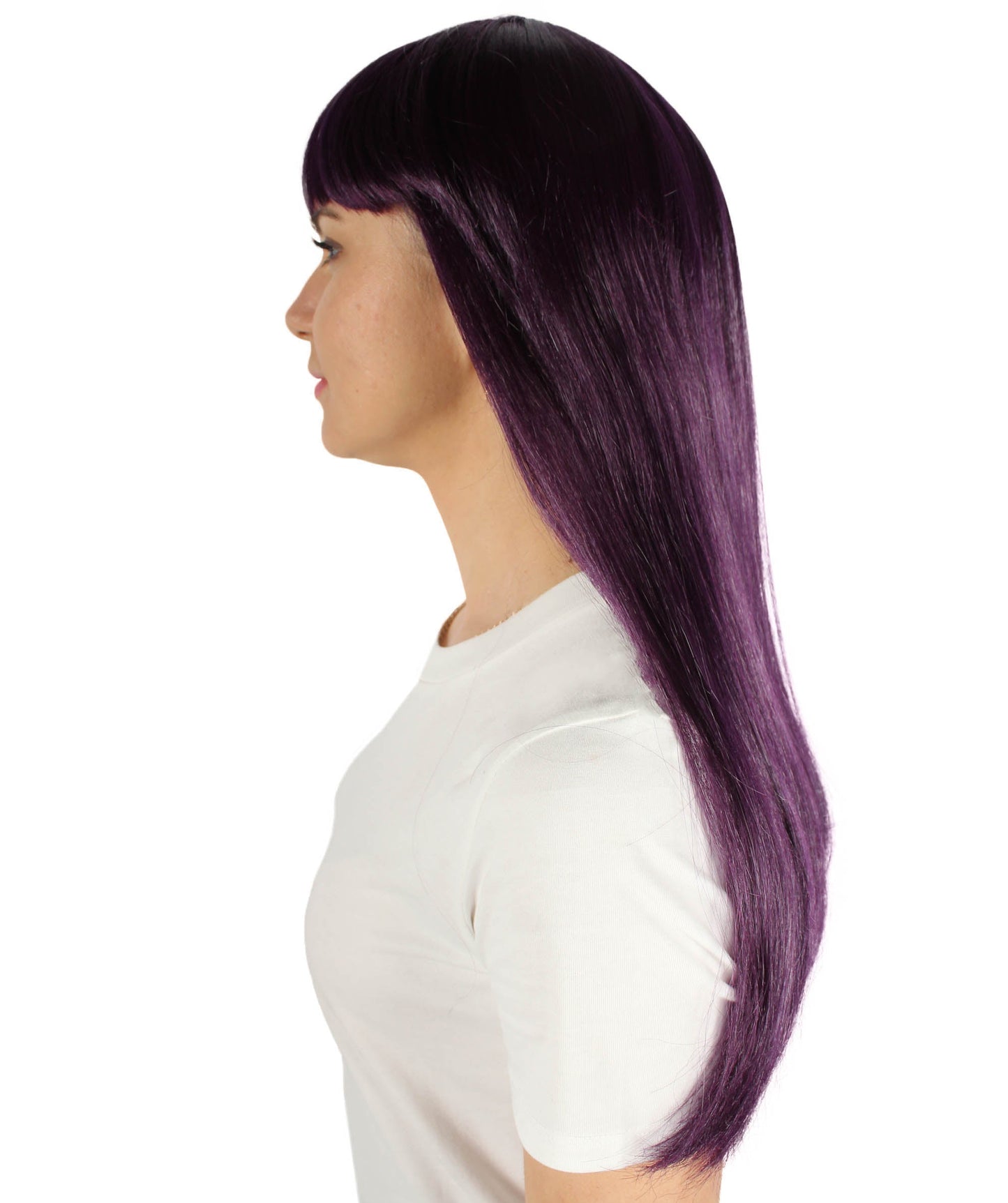 Womens Long Bob Wigs Collections |  Fancy Party Event Ready Halloween Wigs | Premium Breathable Capless Cap