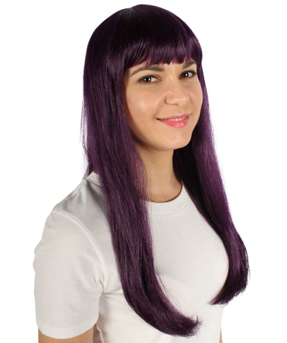 Womens Long Bob Wigs Collections |  Fancy Party Event Ready Halloween Wigs | Premium Breathable Capless Cap