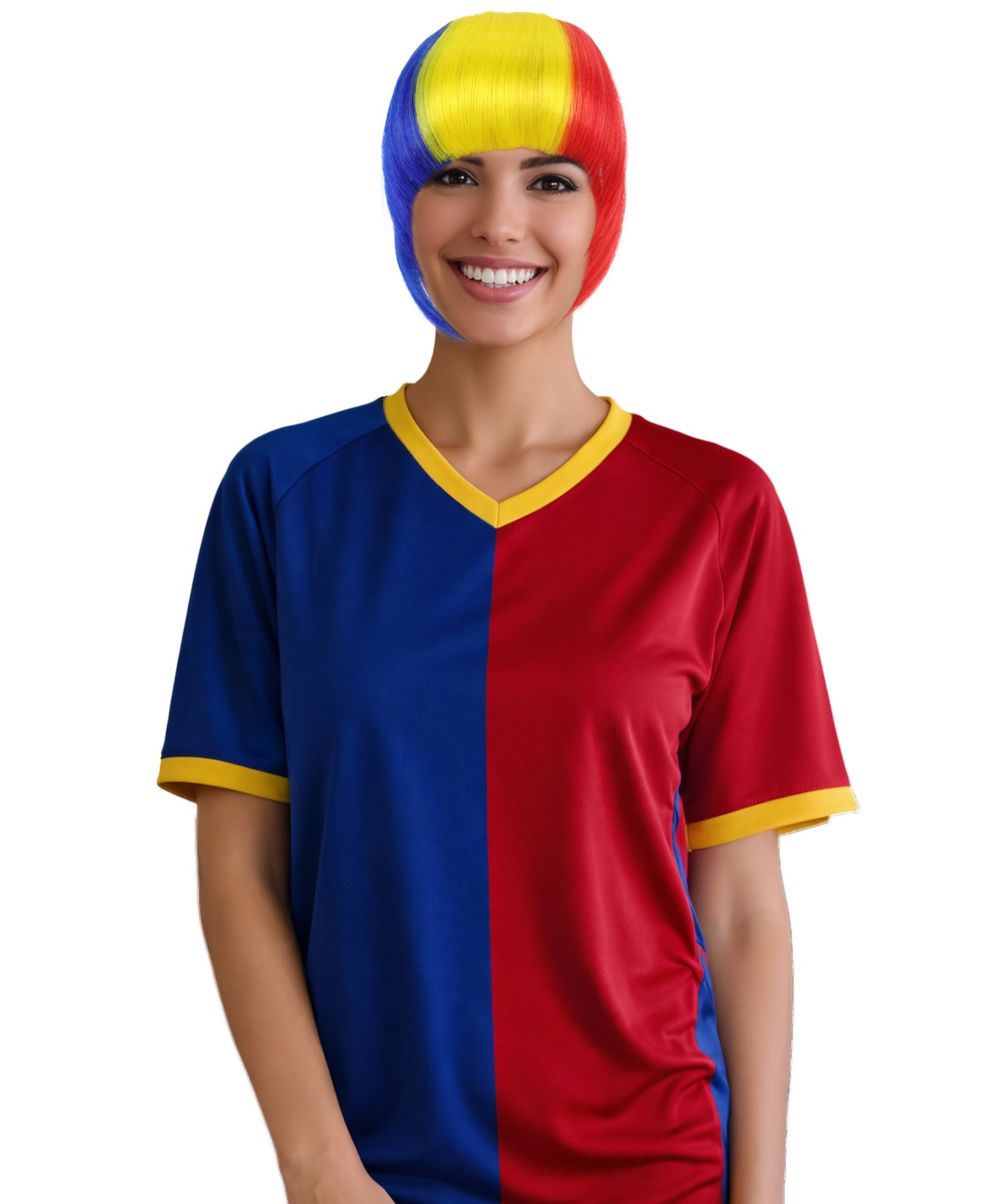 Romania Flag Multicolor Hair Extension