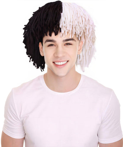 Adult Men's Medium Multiple Color Options Wig | Perfect for Halloween | Flame-retardant Wille Fiber