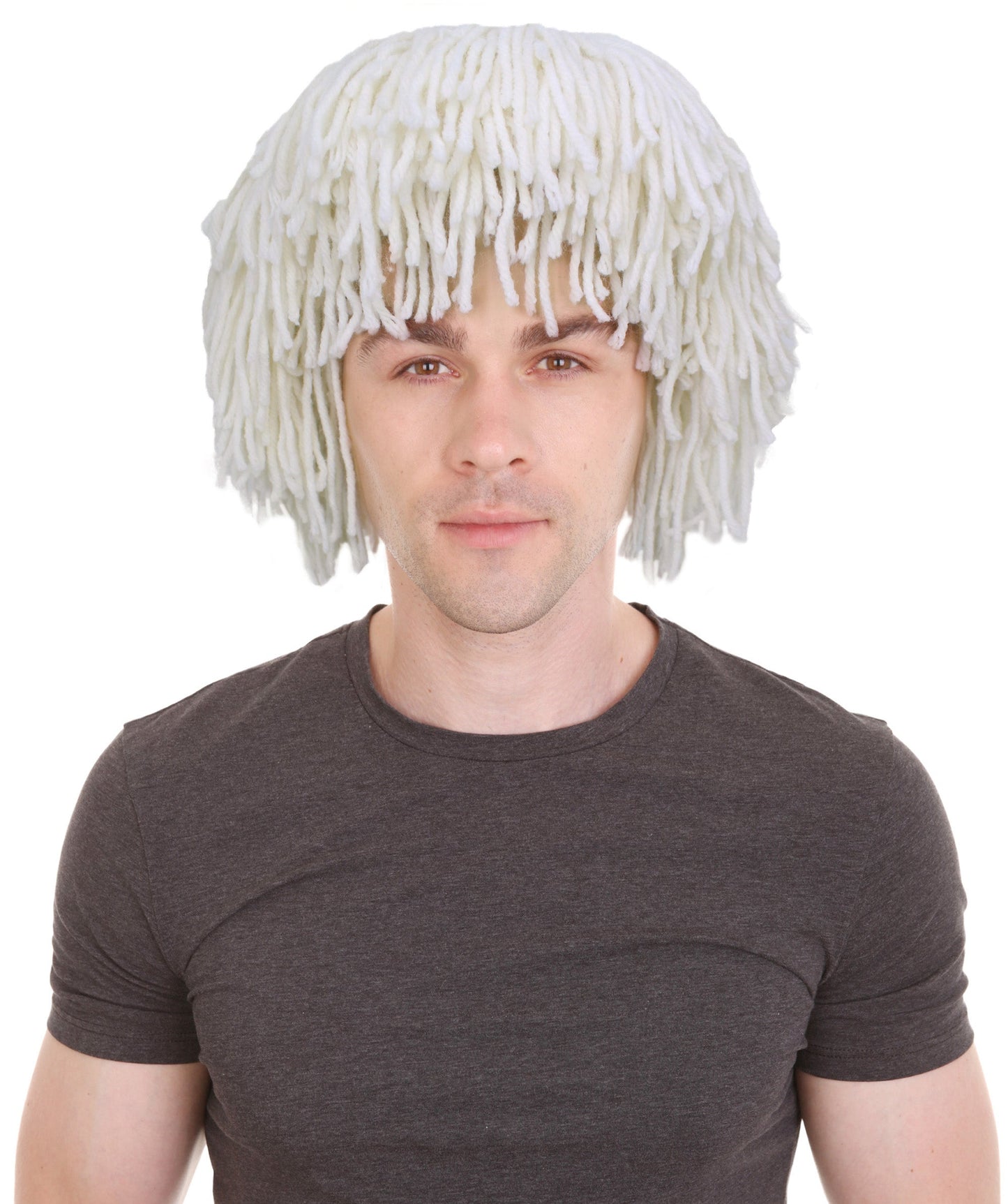 Adult Men's Medium Multiple Color Options Wig | Perfect for Halloween | Flame-retardant Wille Fiber