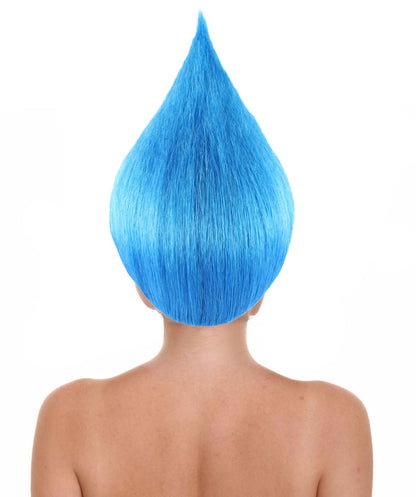 Women Blue Straight Trolls Wig for Halloween Cosplay Party Fancy Dress HW-1362 | HPO