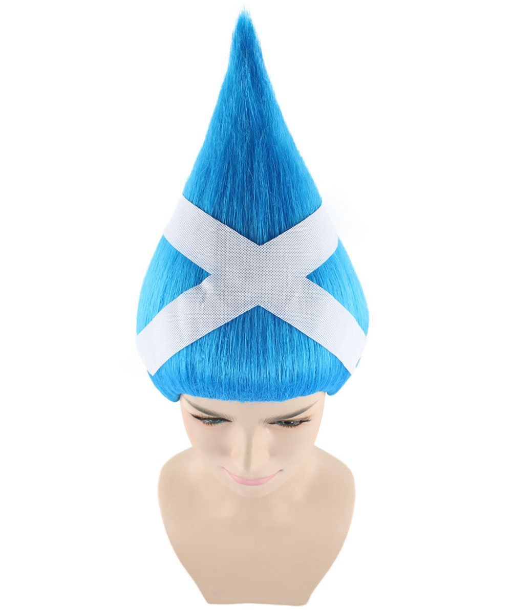 Unisex Flag Troll Wigs Collections| Premium Breathable Capless Cap